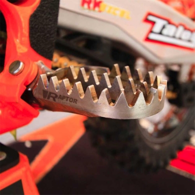 Raptor Titan MX Fußrasten KTM  04-15 Husqvarna 14-15 Raptor Titanium ZAP-Technix-Shop