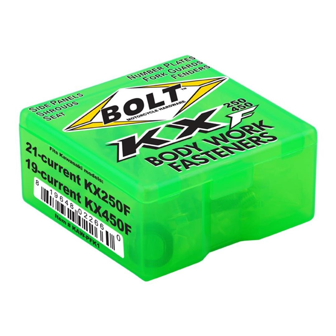 BOLT Schraubenkit für Plastikteile Kawasaki KX 250 21-, 450 19- Schraubenkits für Plastikteile ZAP-Technix-Shop