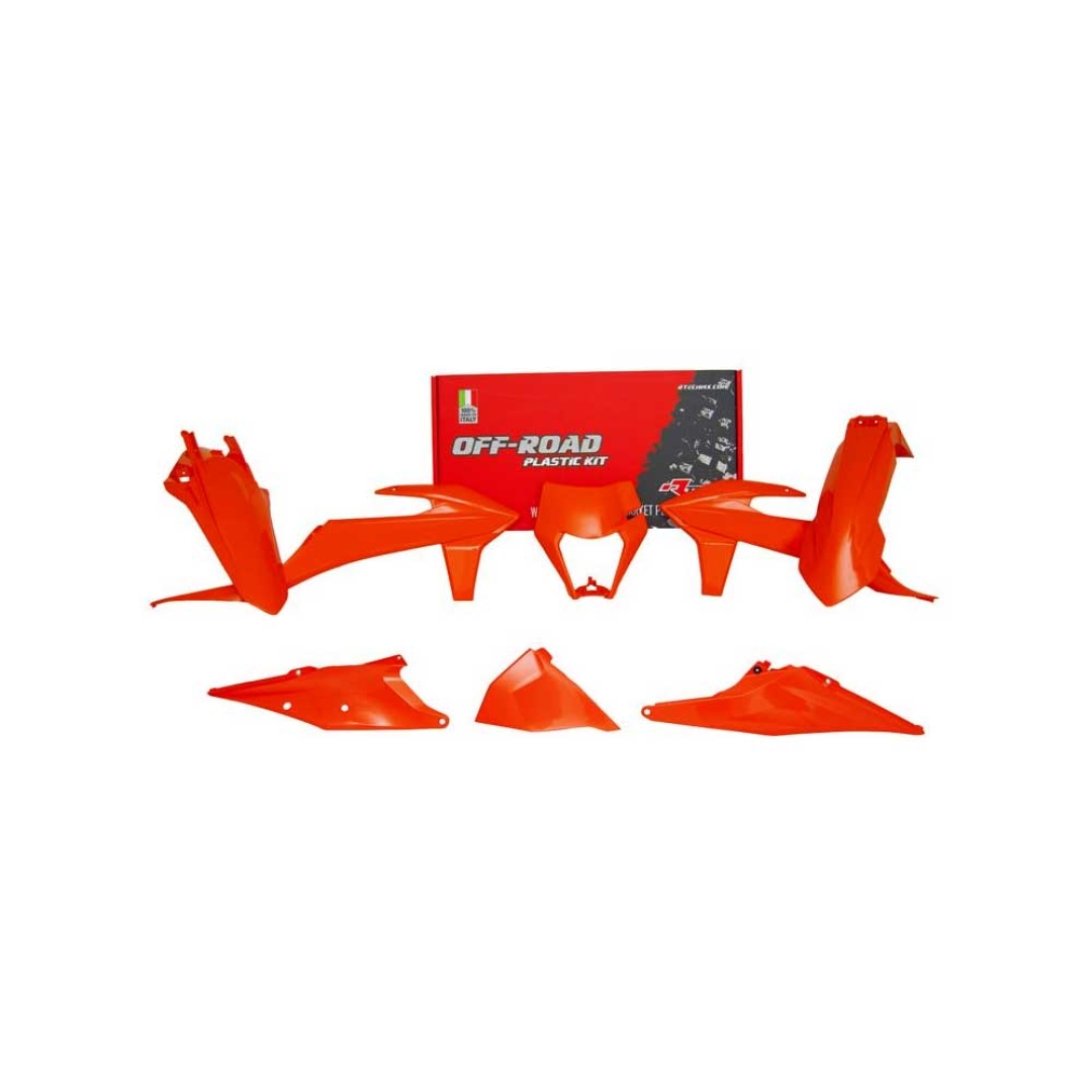 Rtech Plastikkit für KTM EXC 20-23 Neon Orange 6-teilig RTech KTM Plastik-Kits ZAP-Technix-Shop