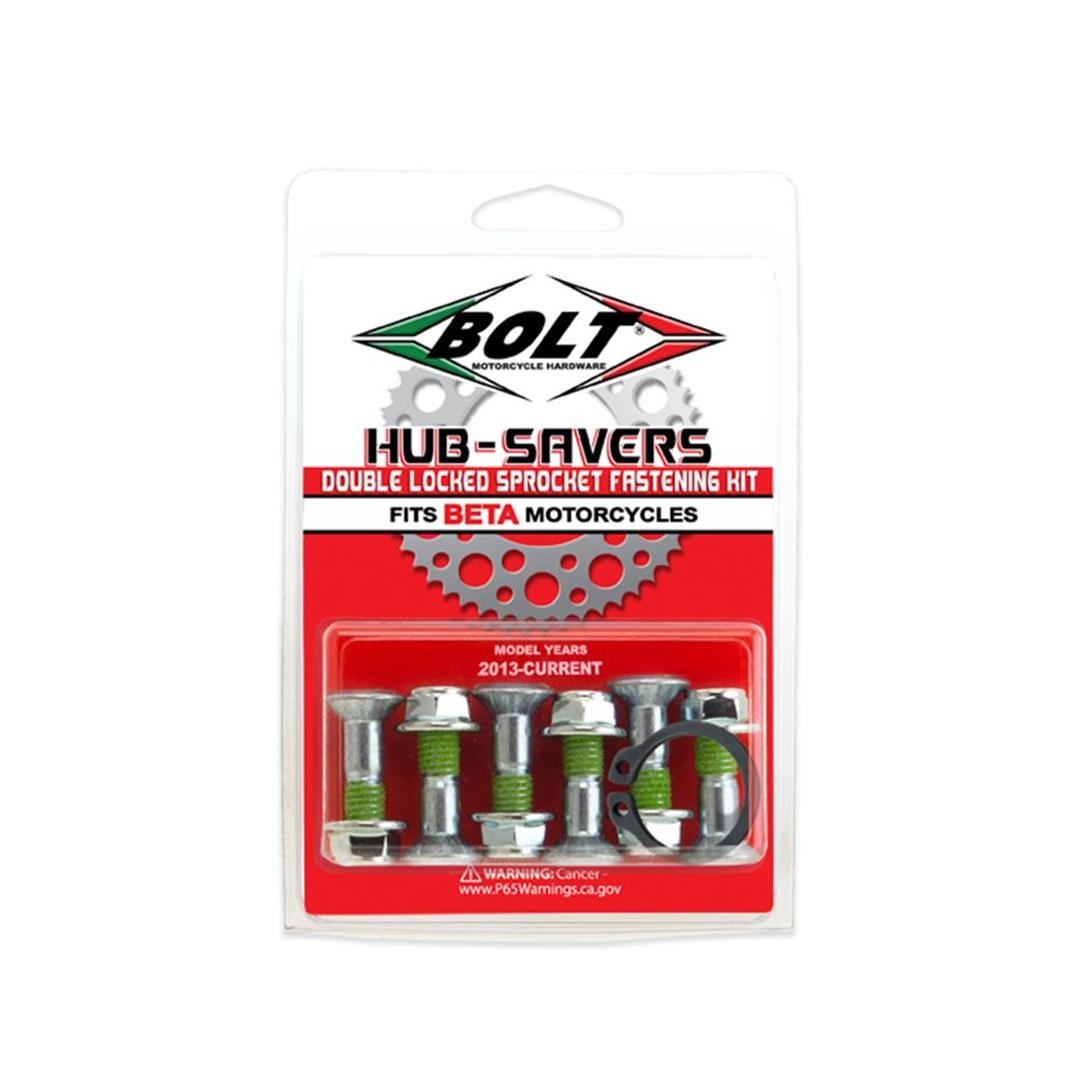 BOLT Kettenradschrauben kit doppelt gesichert Beta 6er Pack Kettenrad Schrauben ZAP-Technix-Shop