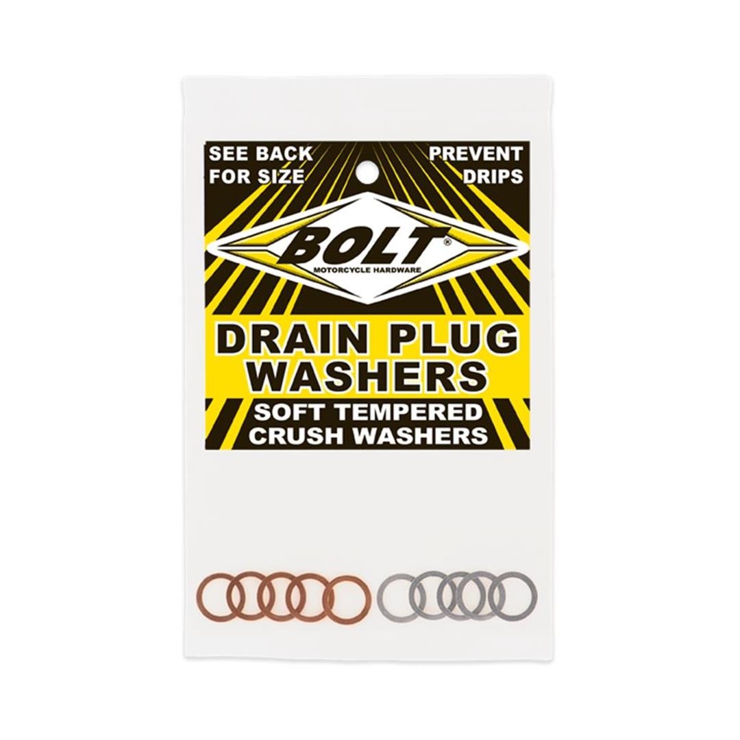 BOLT Kupfer/Alu Dichtungen M10 für Bremsleitung Zulauf ZAP-Technix-Shop