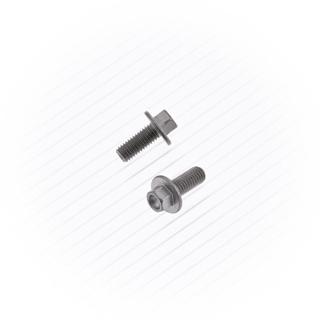 Schraube M5-0.8×12 SW 6 Euro Style Flansch 10 Stück Zulauf ZAP-Technix-Shop
