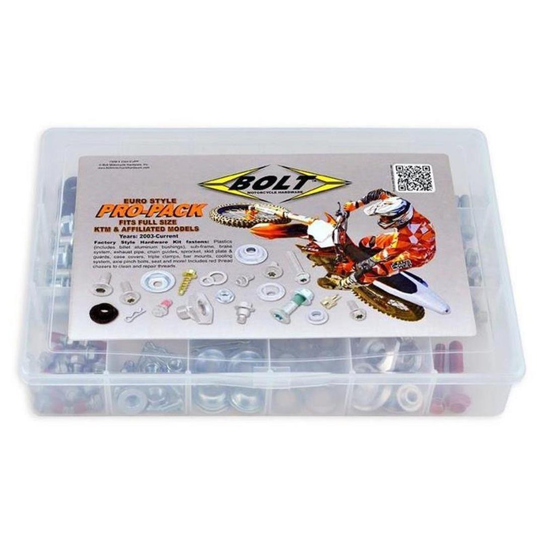 BOLT Pro-Pack Schraubenkit EURO für KTM 180-teilig Schraubenkits Pro-Pack ZAP-Technix-Shop