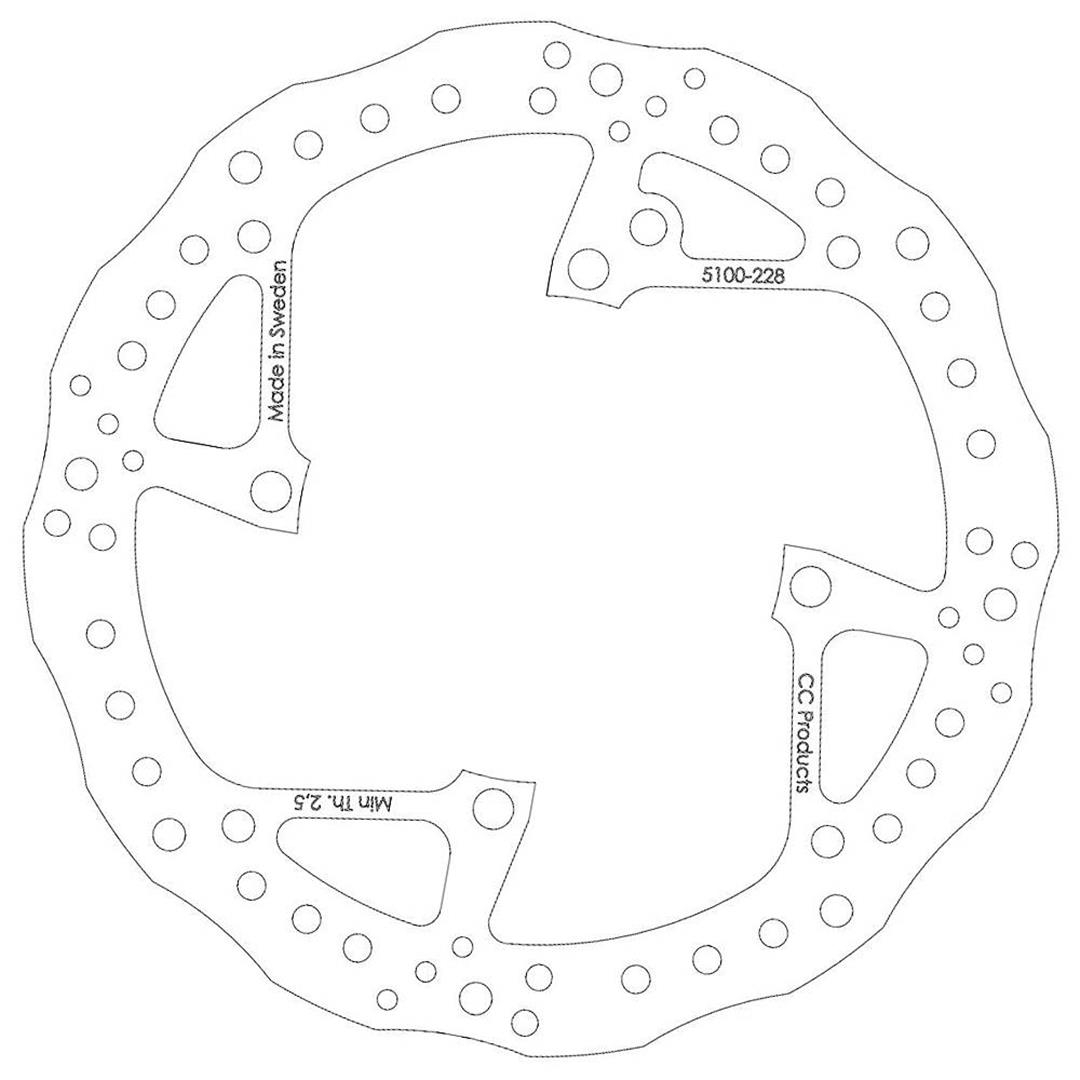 Bremsscheibe vorn Sherco 13- Sonstige Bremsscheiben ZAP-Technix-Shop