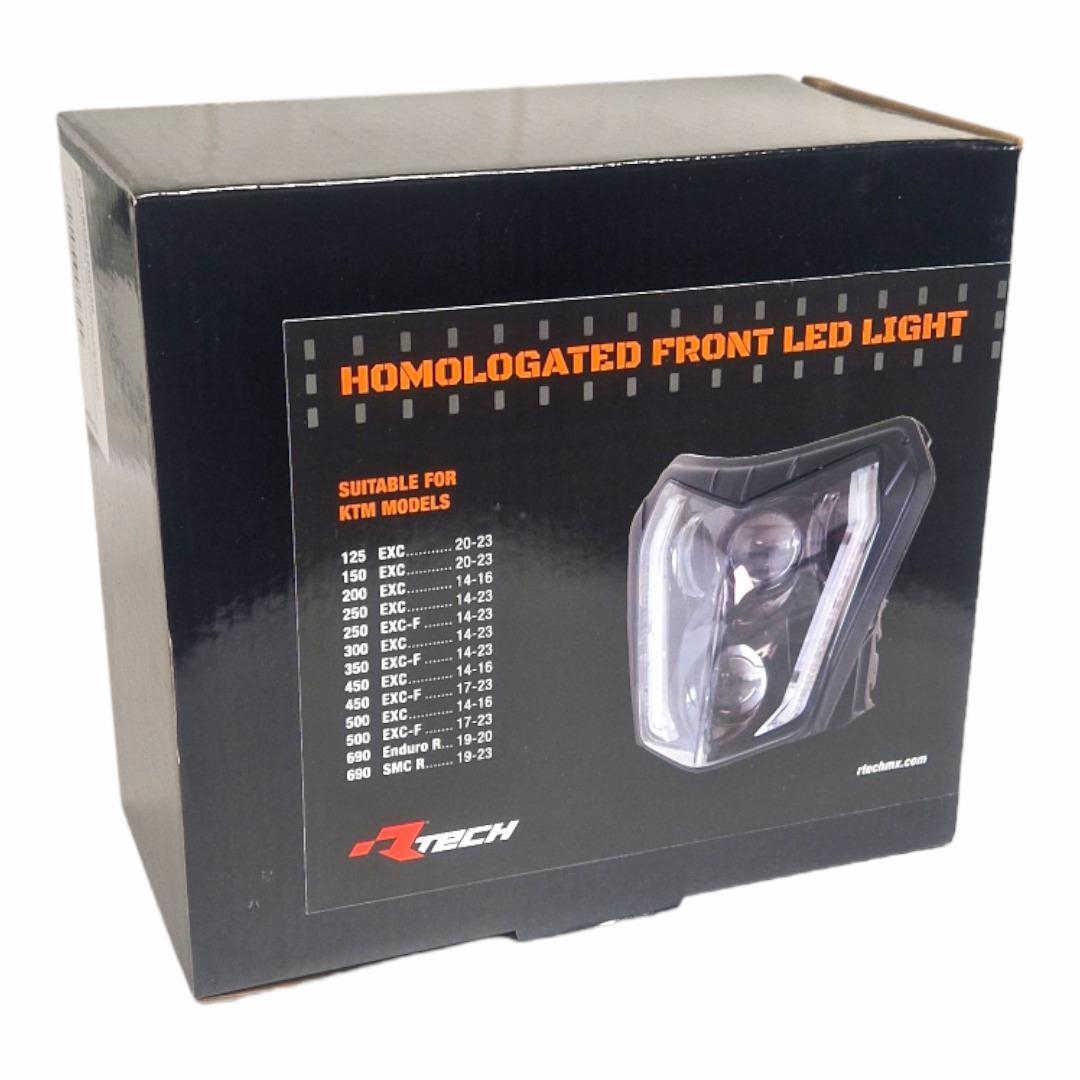 Rtech Led Scheinwerfer für KTM EXC 14-23, SMC 19- mit E-Nummer LED ZAP-Technix-Shop