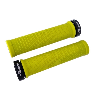 R-Bike Fahrrad Lock-on Griffe Neon Gelb Fahrrad | MTB ZAP-Technix-Shop