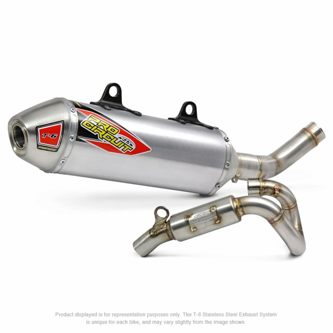 Pro Circuit T-6  Stainless Steel System für KTM SX-F 250/350 16-18 SS/AL Zulauf ZAP-Technix-Shop