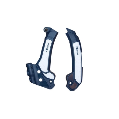 Rtech Grip Rahmenschützer Husqvarna TC/FC 23-, TE/FE 24- Blau/Weiß Zulauf ZAP-Technix-Shop