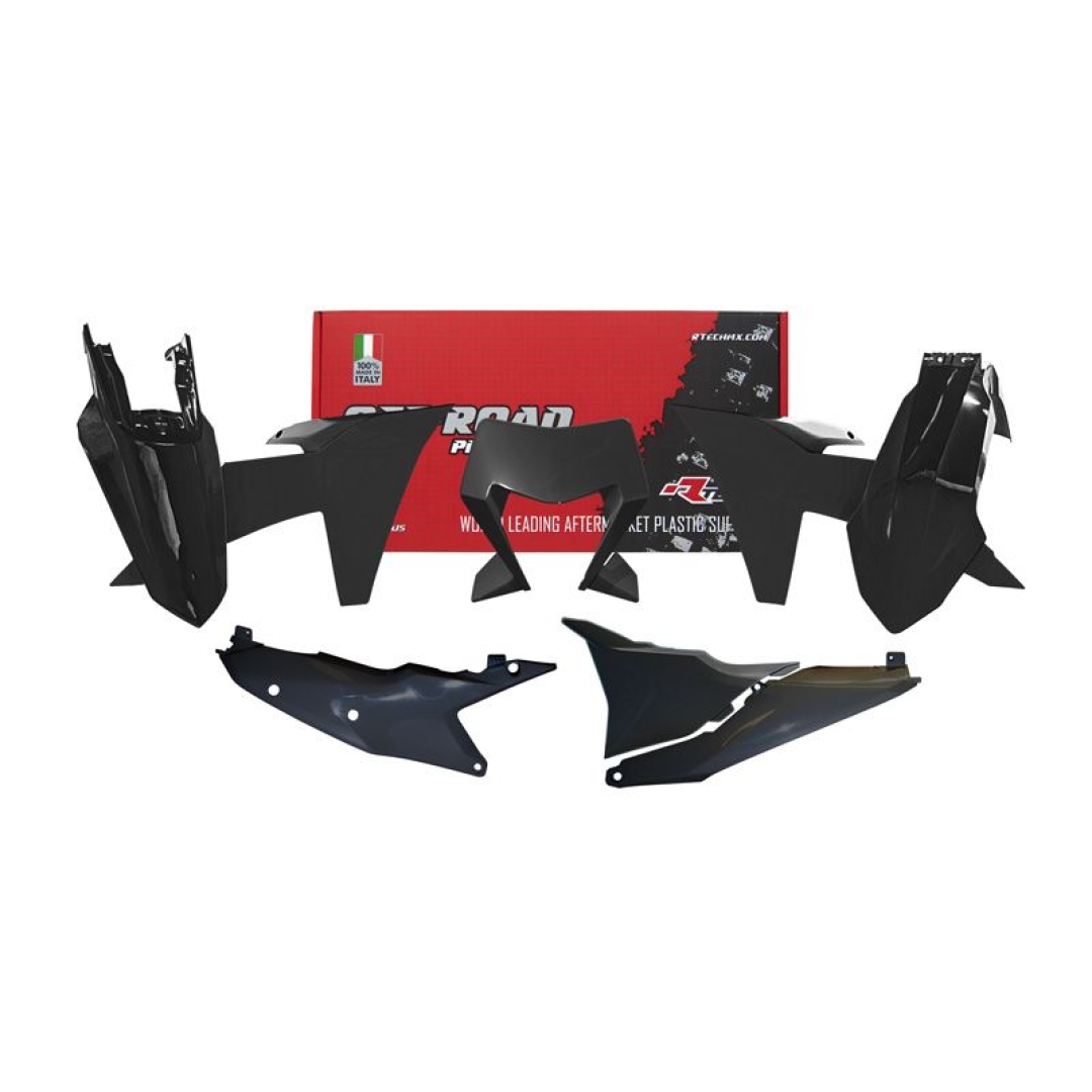 Rtech Plastikkit für KTM EXC 24- Schwarz 6-teilig RTech KTM Plastik-Kits ZAP-Technix-Shop