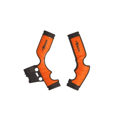 Rtech Grip Rahmenschützer für KTM SX 65 16-23 Schwarz/Orange Zulauf ZAP-Technix-Shop