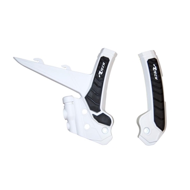 Rtech Grip Rahmenschützer für GasGas MC/EC 24- Weiß/Schwarz Zulauf ZAP-Technix-Shop