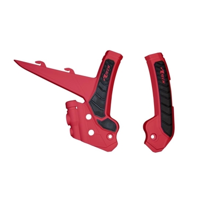 Rtech Grip Rahmenschützer für GasGas MC/EC 24- Rot/Schwarz Zulauf ZAP-Technix-Shop