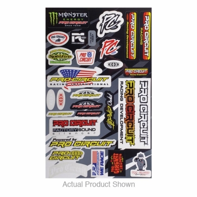 Pro Circuit Deluxe Logo Stickerkit Zulauf ZAP-Technix-Shop