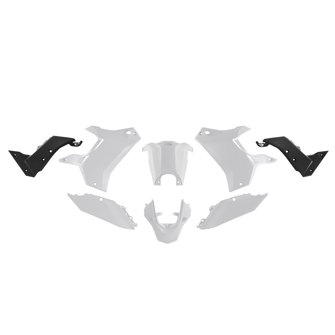 Rtech T7 REVOLUTION Plastik kit für Yamaha Tenere 700 2019-2024 Weiß/Schwarz Tenere Plastikkits ZAP-Technix-Shop