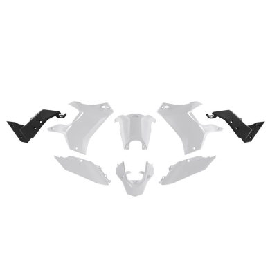 Rtech T7 REVOLUTION Plastik kit für Yamaha Tenere 700 2019-2024 Weiß/Schwarz Tenere Plastikkits ZAP-Technix-Shop