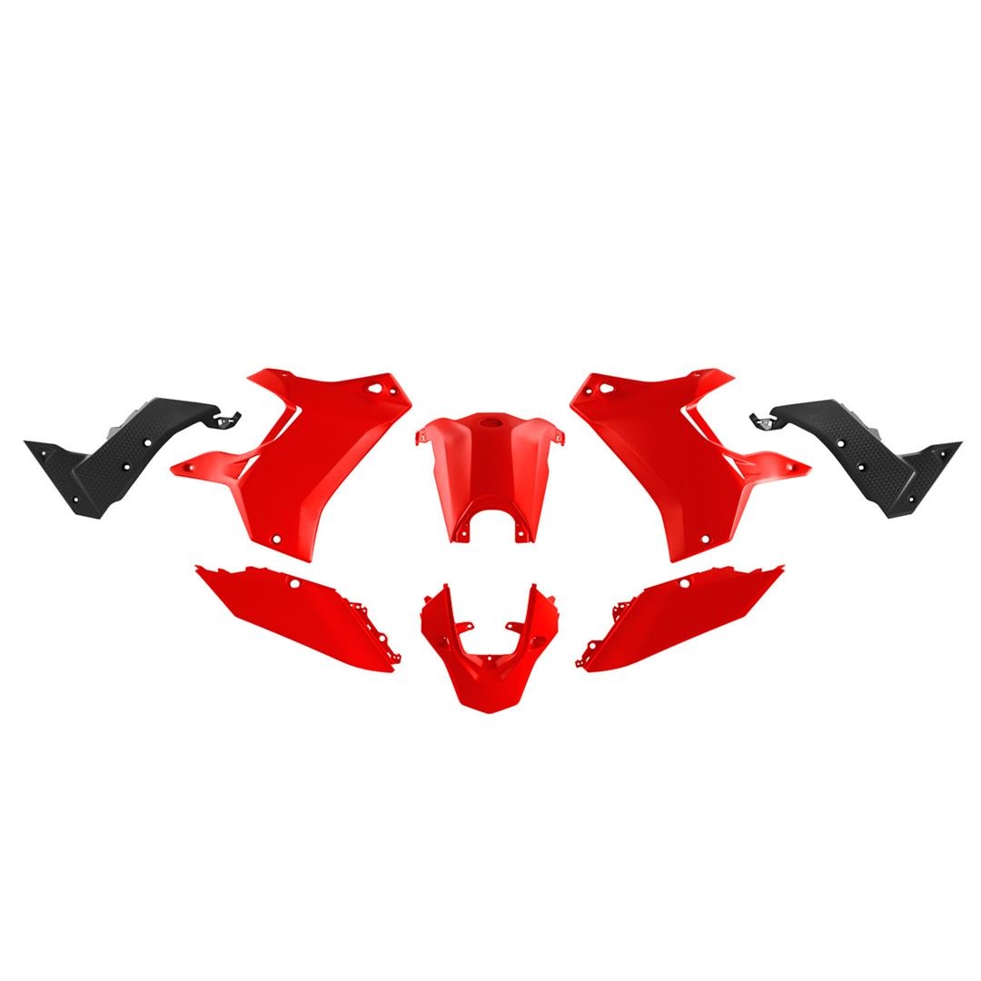 Rtech T7 REVOLUTION Plastik kit für Yamaha Tenere 700 2019-2024 Rot/Schwarz Tenere Plastikkits ZAP-Technix-Shop
