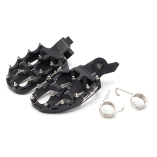 ZAP E-Peg Fußraste für KTM SX/F 16-22, EXC 17-23, Husqvarna TC/FC 16-22, TE/FE 17-23, GasGas MC/EC 2021- Silber Husqvarna Fußrasten ZAP-Technix-Shop