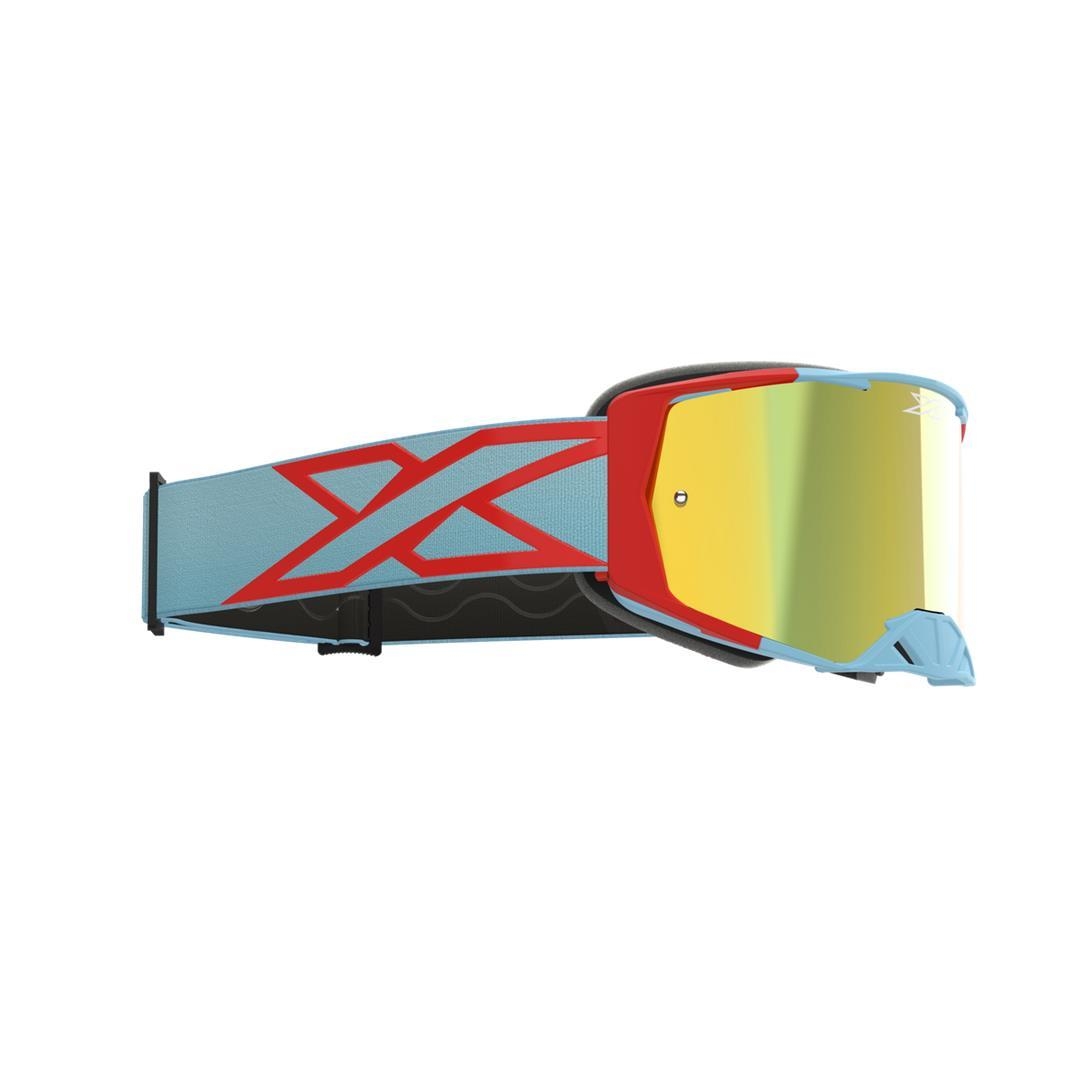 EKS Lucid Brille Caliber Blaugrau Glas gold verspiegelt EKS Lucid ZAP-Technix-Shop