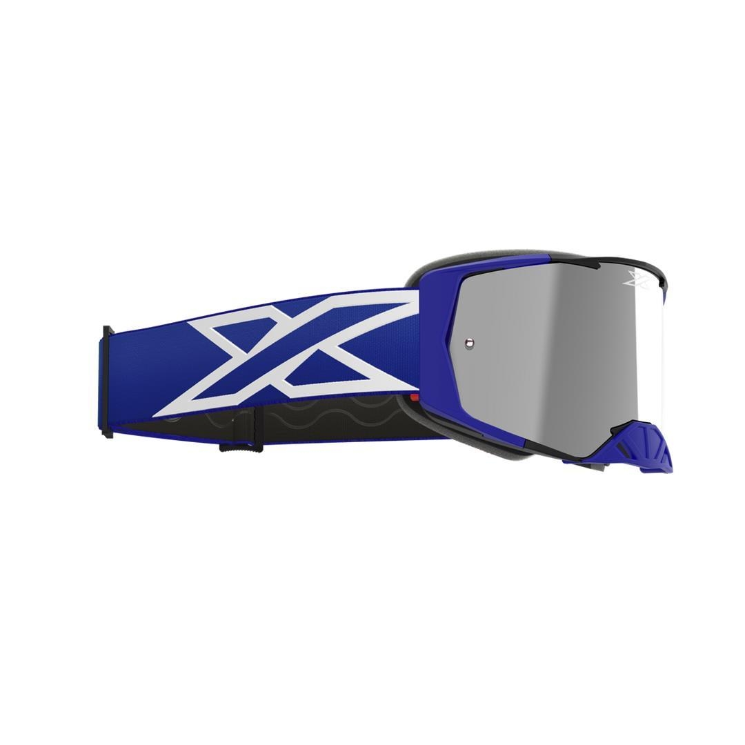 EKS Lucid Brille Caliber Königsblau Glas silber verspiegelt EKS Lucid ZAP-Technix-Shop