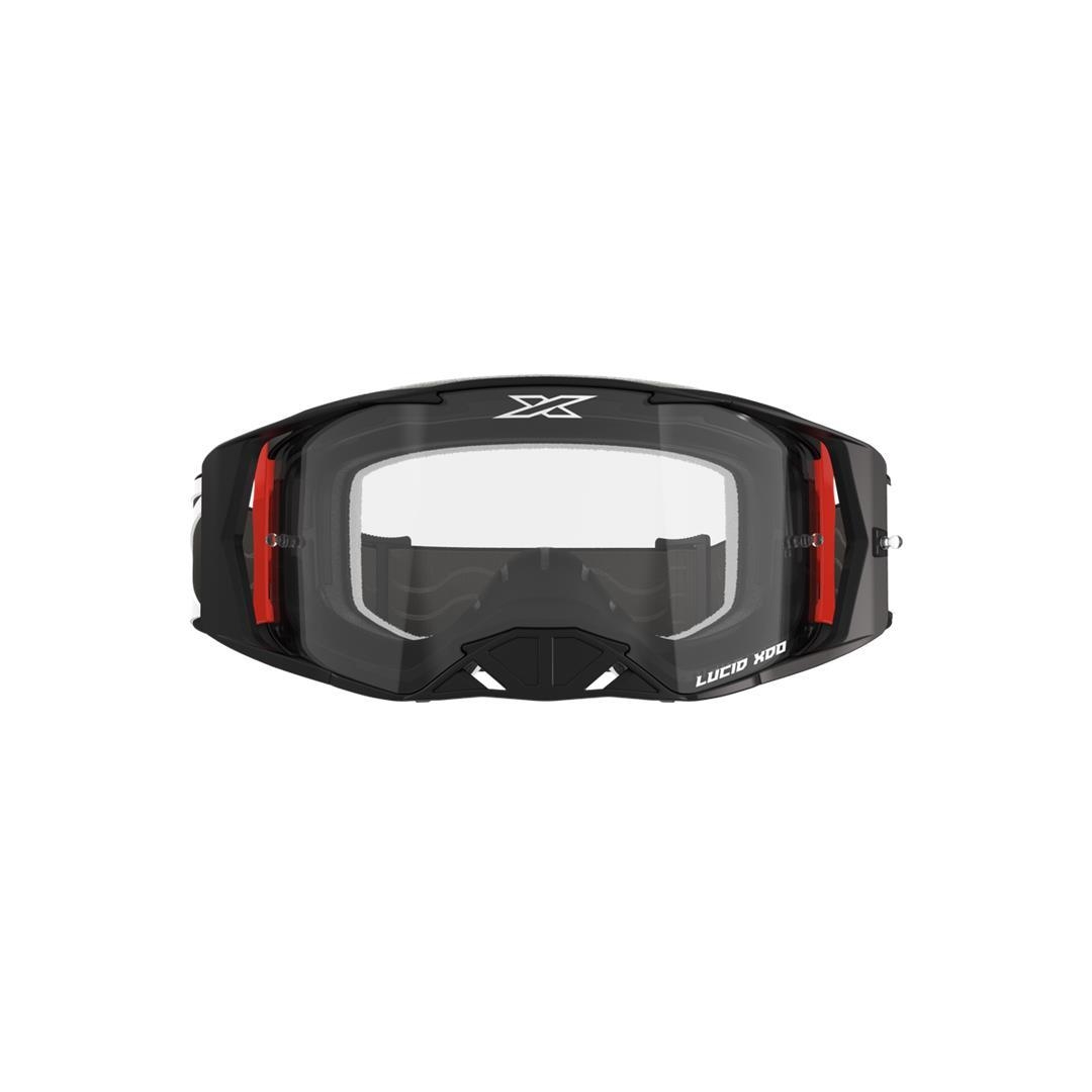 EKS LUCID RACE FACE GOGGLE CALIBER BLACK – CLEAR LENS EKS Lucid ZAP-Technix-Shop