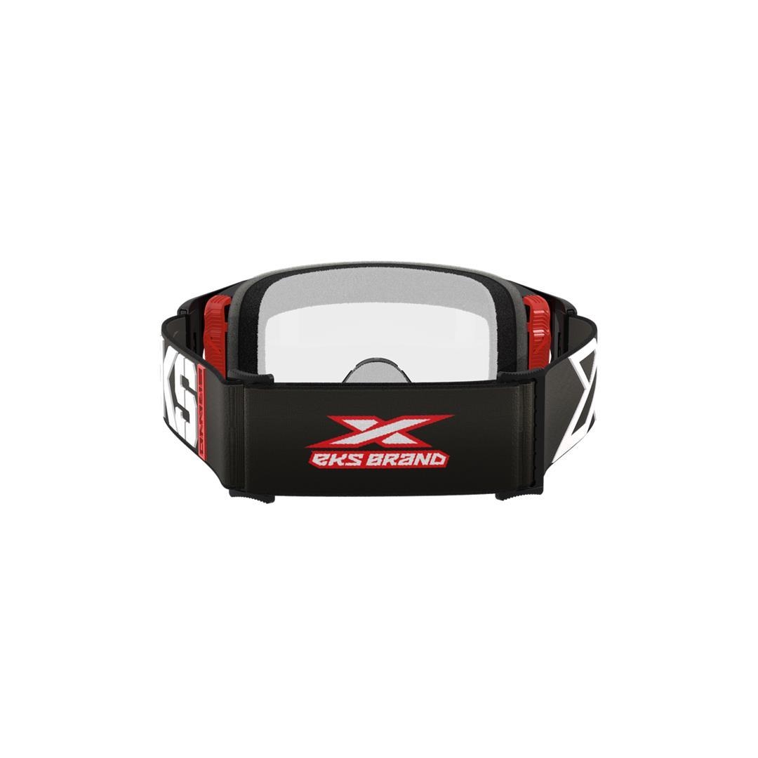 EKS LUCID RACE FACE GOGGLE CALIBER BLACK – CLEAR LENS EKS Lucid ZAP-Technix-Shop