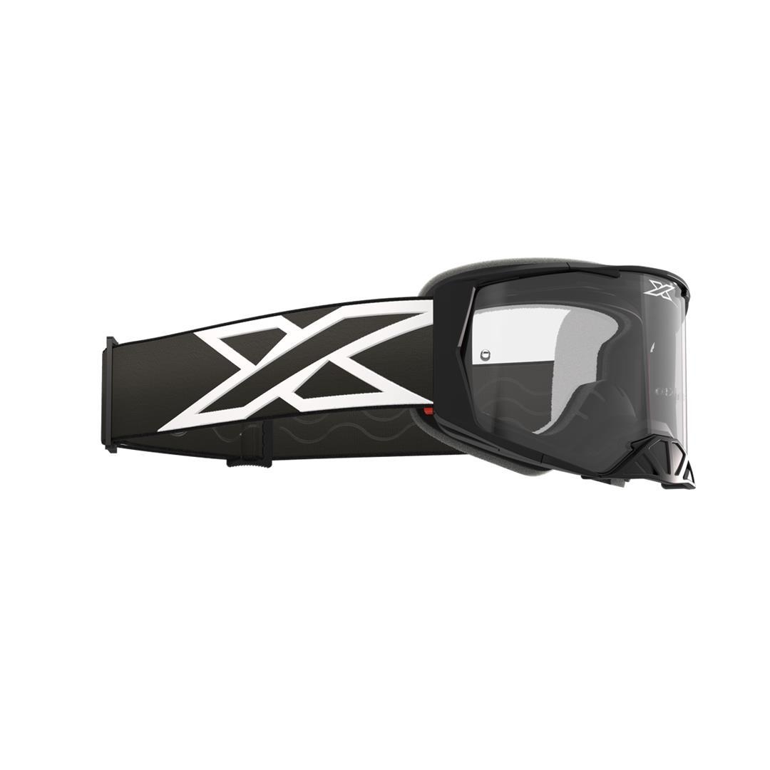 EKS LUCID RACE FACE GOGGLE CALIBER BLACK – CLEAR LENS EKS Lucid ZAP-Technix-Shop