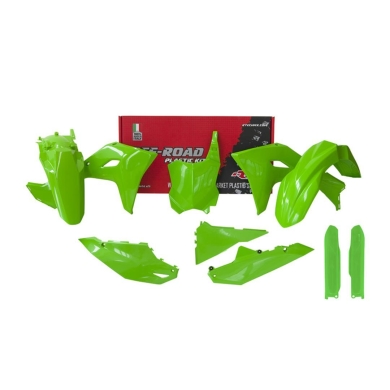 Rtech Plastik Komplett Kit für Kawasaki KX 450 24-, 250 25- Grün 6 tlg. Zulauf ZAP-Technix-Shop