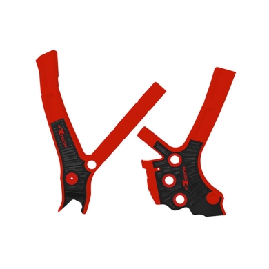 Rtech Grip Rahmenschützer für Fantic XX/XE 125/250/300 2021- Rot/Schwarz Zulauf ZAP-Technix-Shop