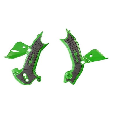 Rtech Grip Rahmenschützer für Kawasaki KX 450 24-, 250 25- Schwarz/Grün Zulauf ZAP-Technix-Shop