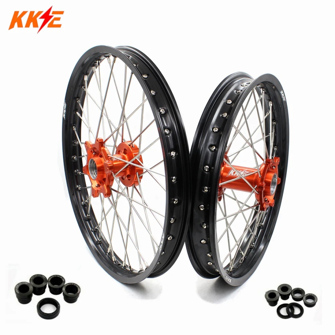 KKE Radsatz für KTM SX/SX-F 03-25 21×1.60/19×2.15 Orange Husquarna Räder ZAP-Technix-Shop