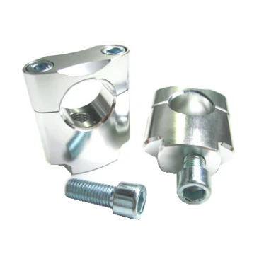 ZAP Anbaukit (28,6mm) 35mm hoch silber Motocross und Enduro Lenker Anbaukits ZAP-Technix-Shop