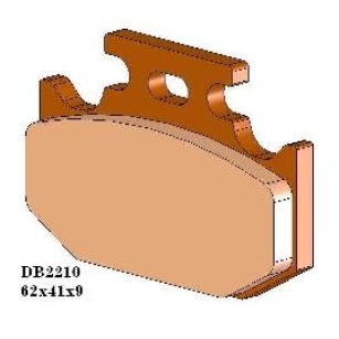 Bremsbeläge hinten Nissin Honda CR 87-01 / Kawasaki KX 95-08 / Suzuki RM 96-04 / Yamaha YZ 98-02 / YZF 99-02 Bremsbeläge ZAP-Technix-Shop