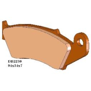 Bremsbeläge hinten Nissin Honda CR 87-01 / Kawasaki KX 95-08 / Suzuki RM 96-04 / Yamaha YZ 98-02 / YZF 99-02 Bremsbeläge ZAP-Technix-Shop