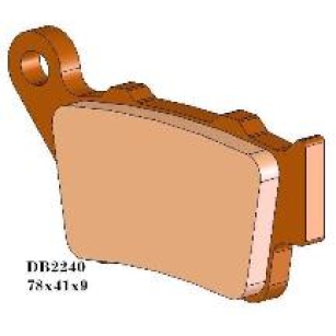Bremsbeläge hinten Nissin Honda CR 87-01 / Kawasaki KX 95-08 / Suzuki RM 96-04 / Yamaha YZ 98-02 / YZF 99-02 Bremsbeläge ZAP-Technix-Shop