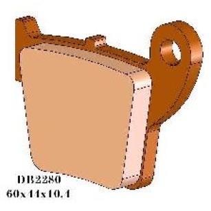 Bremsbeläge hinten Nissin Honda CR 87-01 / Kawasaki KX 95-08 / Suzuki RM 96-04 / Yamaha YZ 98-02 / YZF 99-02 Bremsbeläge ZAP-Technix-Shop