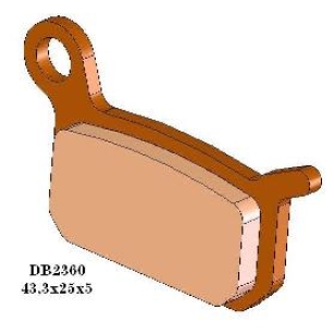 Bremsbeläge hinten Nissin Honda CR 87-01 / Kawasaki KX 95-08 / Suzuki RM 96-04 / Yamaha YZ 98-02 / YZF 99-02 Bremsbeläge ZAP-Technix-Shop