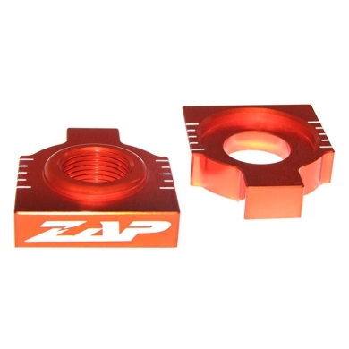 ZAP Achsenblöcke für KTM EXC 98-, SX(F) 98-12, HSQ 2014-, 20mm orange Achsblöcke ZAP-Technix-Shop