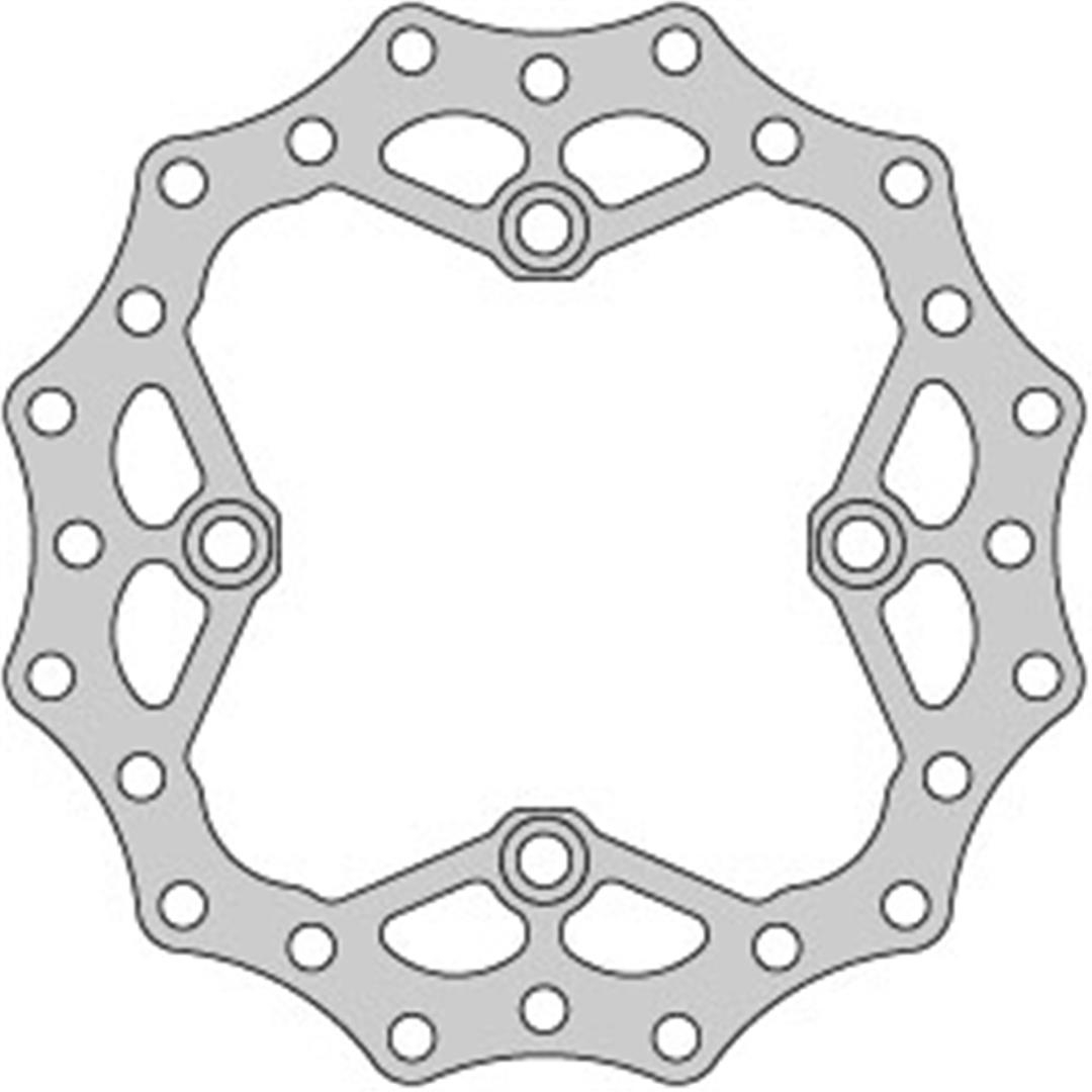 Quad Bremsscheibe hinten LTZ/KVX 400, KFX 400, TRX 400EX alle Bj. Bremse ZAP-Technix-Shop
