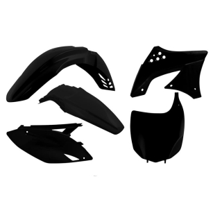 Plastikkit Kawasaki KXF 250 09-12  Schwarz 5-teilig Kawasaki Plastik-Kits ZAP-Technix-Shop