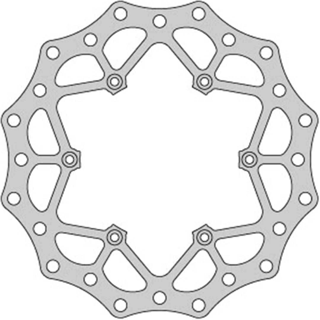 Bremsscheibe vorn für KTM EXC/SX 98-, Husqvarna TE/FE/FC/TC 14-, GasGas 21-, Beta RR 13- 260mm KTM / Husqv. Bremsscheiben ZAP-Technix-Shop