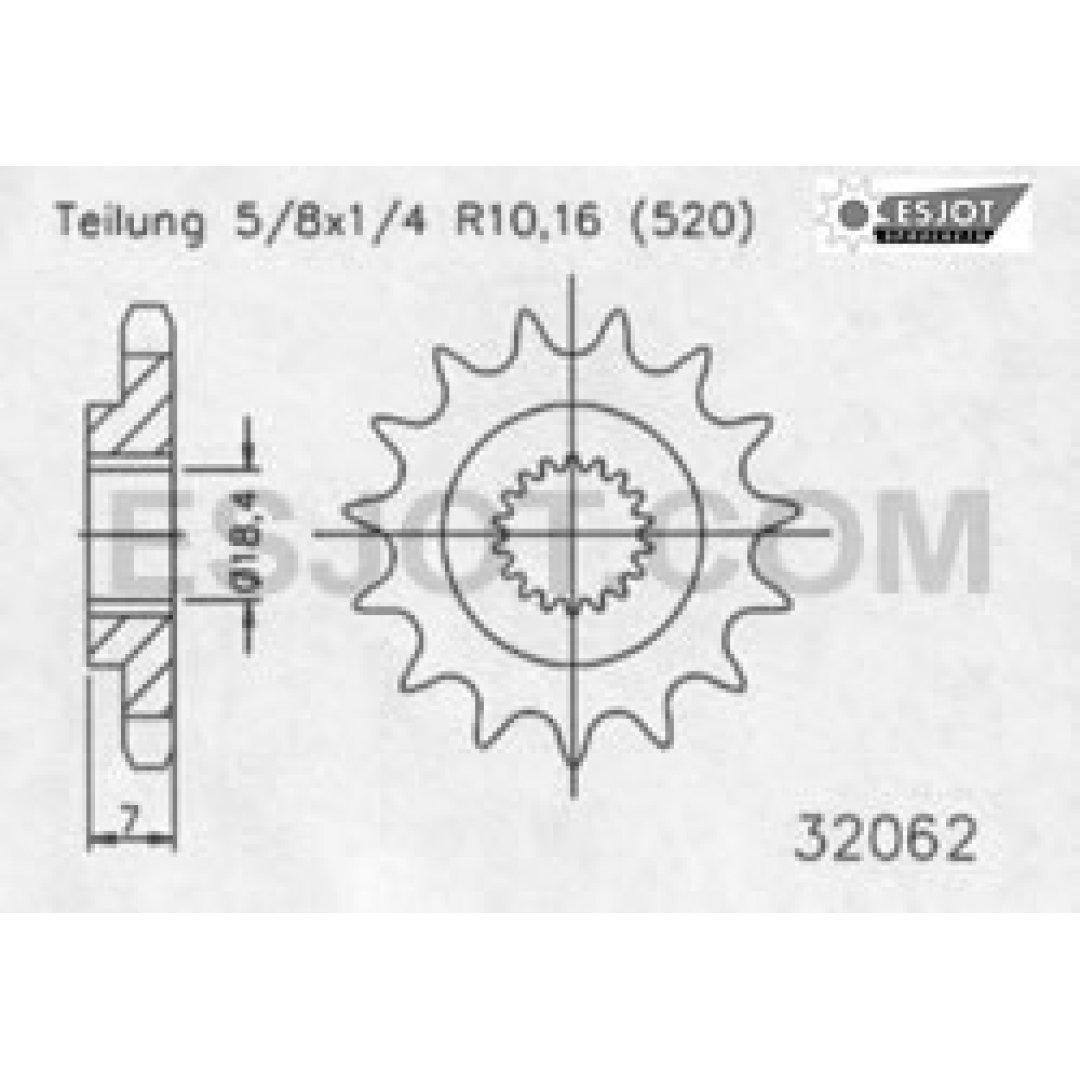 Motorritzel ( D ) Suzuki RM 125, RMZ 250 07-12 12 Zähne Suzuki Motorritzel ZAP-Technix-Shop