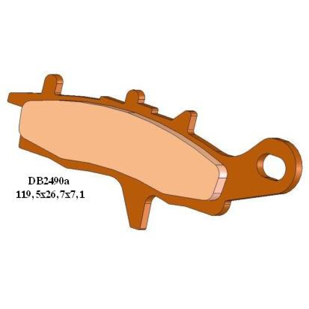 Bremsbeläge vorne Quad Kawasaki KVF 700 04- / 650 05- / KFX450 08- links Bremsbeläge ZAP-Technix-Shop