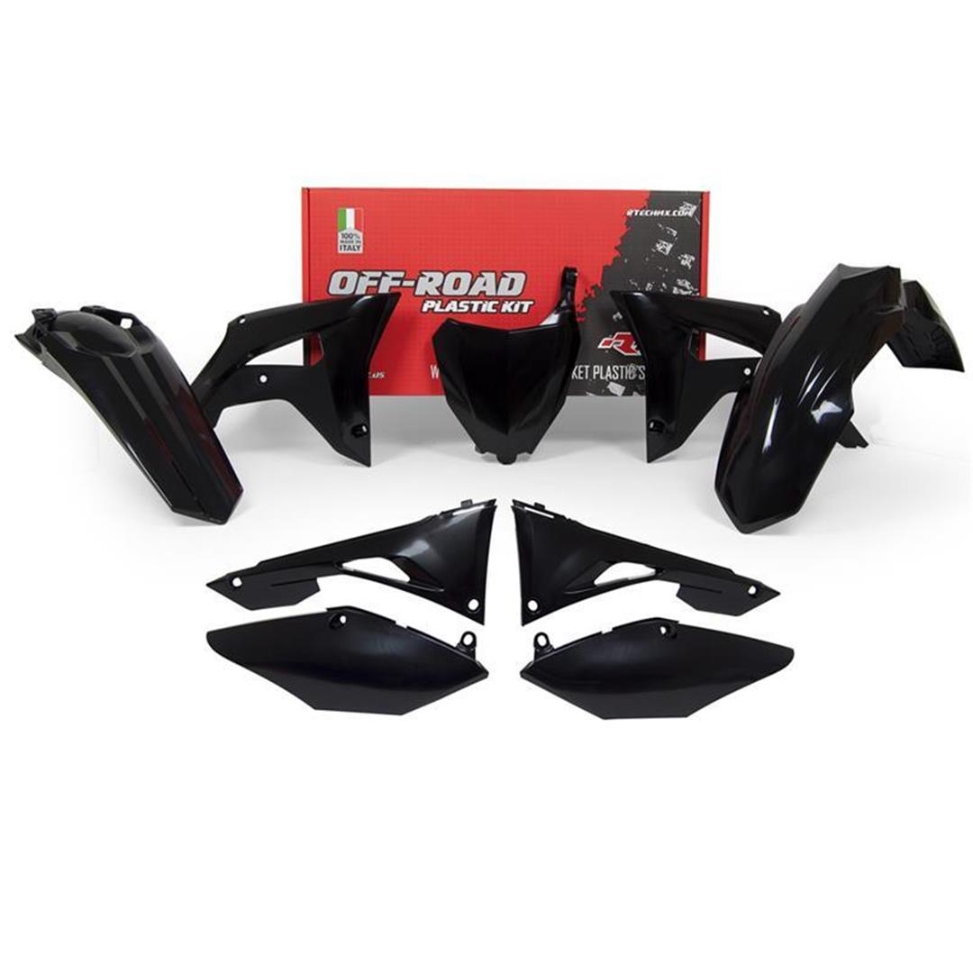 Plastikkit Honda CRF 450 17-20 / CRF 250 18-21 Schwarz 6tlg. Honda Plastik-Kits ZAP-Technix-Shop