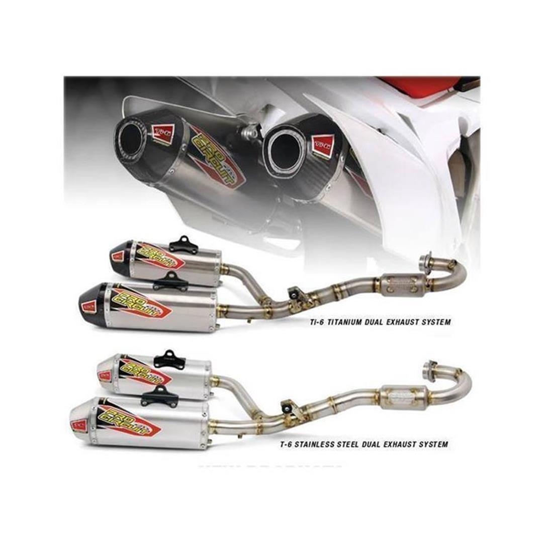 Pro Circuit T-6 GP Dual System Honda CRF 250 16 SS/Ti/CR Honda 4T Komplett Anlage ZAP-Technix-Shop