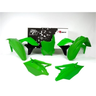 Plastikkit Kawasaki KXF 250 09-12  Schwarz 5-teilig Kawasaki Plastik-Kits ZAP-Technix-Shop