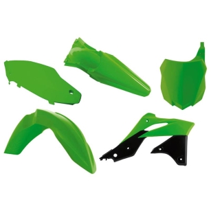 Plastikkit Kawasaki KXF 250 09-12  Schwarz 5-teilig Kawasaki Plastik-Kits ZAP-Technix-Shop