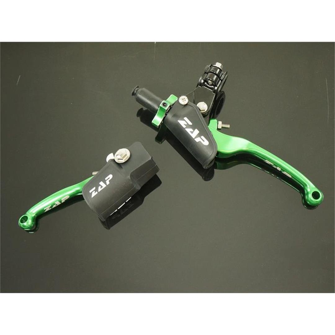 ZAP TechniX V.2x Klapphebelsatz KXF 250 13-20 /450 13-18 grün Flexhebel-Sets ZAP-Technix-Shop