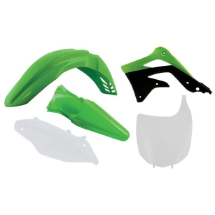 Plastikkit Kawasaki KXF 250 09-12  Schwarz 5-teilig Kawasaki Plastik-Kits ZAP-Technix-Shop