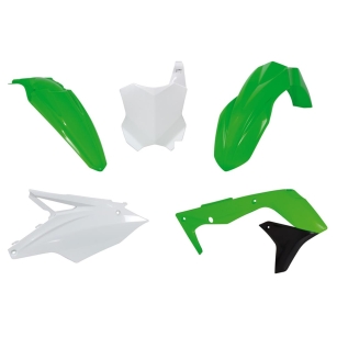 Plastikkit Kawasaki KXF 250 09-12  Schwarz 5-teilig Kawasaki Plastik-Kits ZAP-Technix-Shop