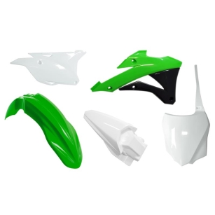 Plastikkit Kawasaki KXF 250 09-12  Schwarz 5-teilig Kawasaki Plastik-Kits ZAP-Technix-Shop